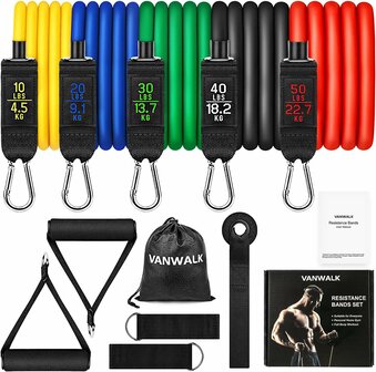 VANWALK Resistance Bands Fitnessband